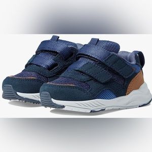 NWOT Stride Rite Navy Athletic Sneaker Size 5.5 X-Wide Toddler